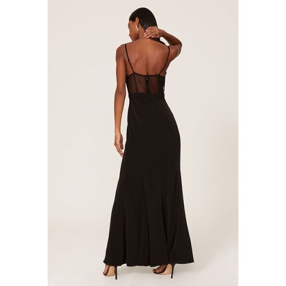 Fame & Partners  Francesca Mesh Gown ❤️ - Picture 3 of 12